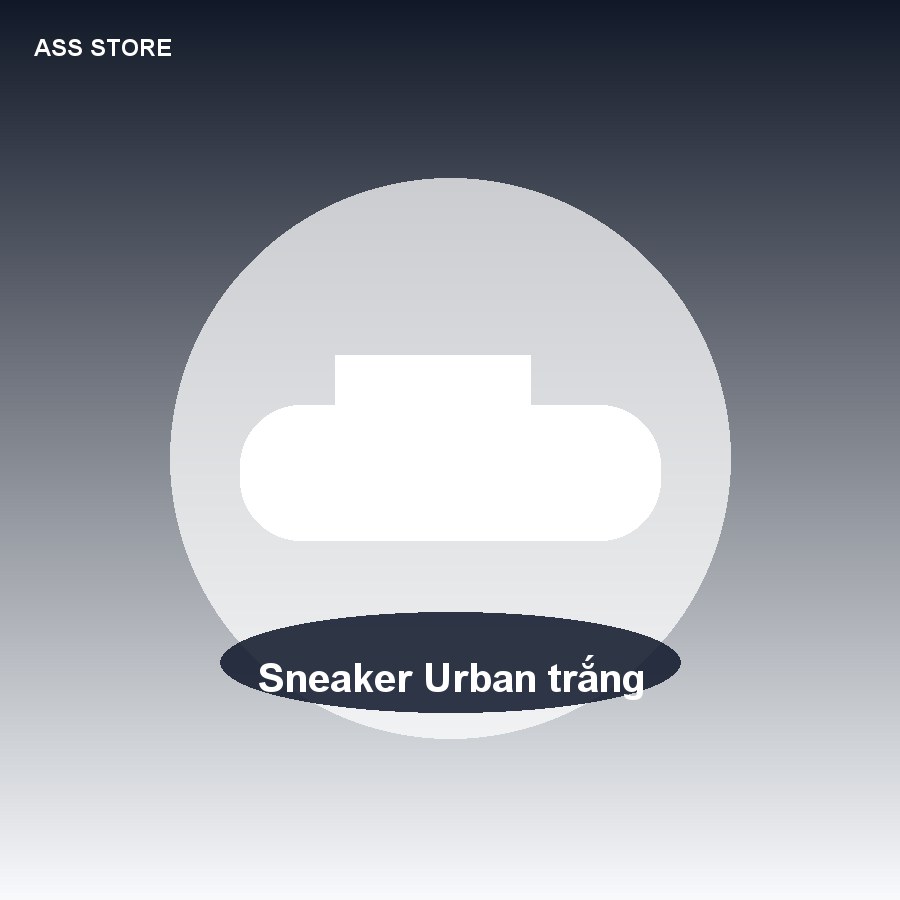 Sneaker Urban trắng