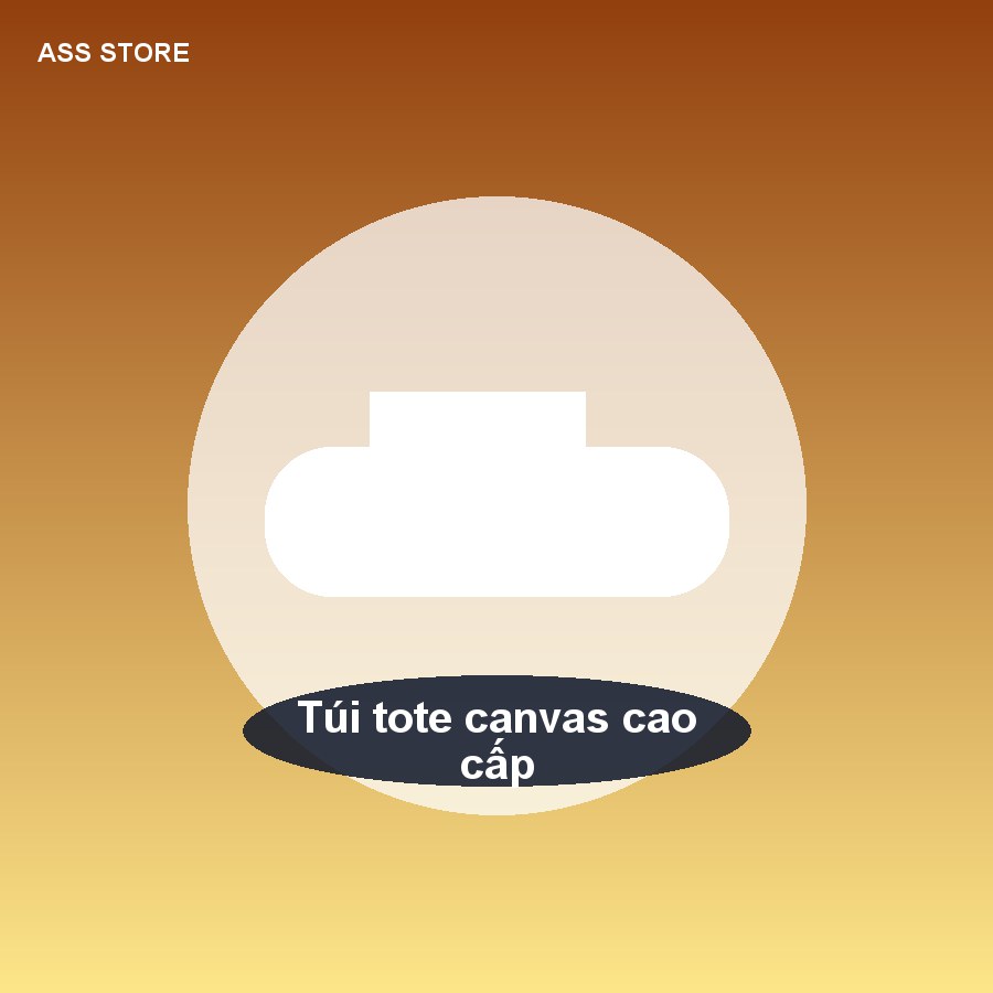 Túi tote canvas cao cấp