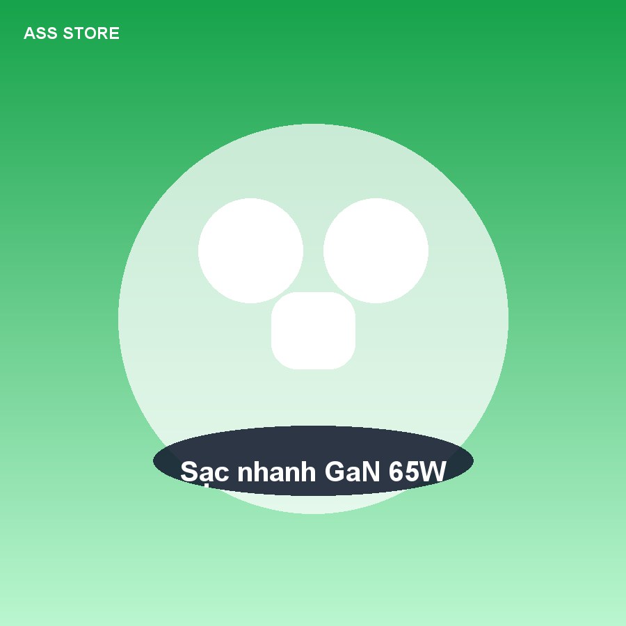 Sạc nhanh GaN 65W