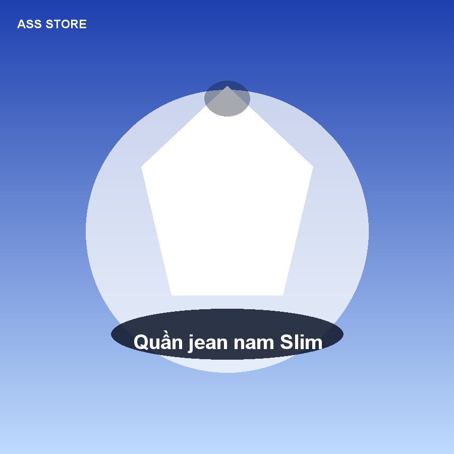 Quần jean nam Slim