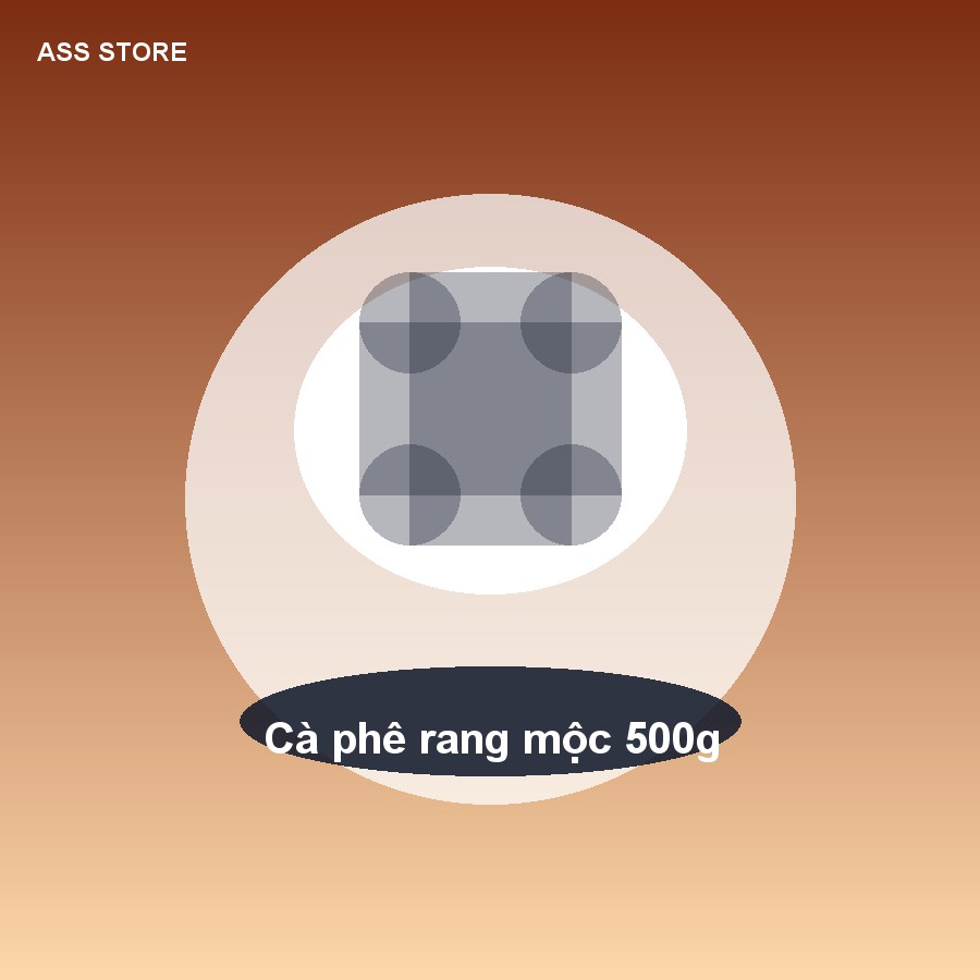Cà phê rang mộc 500g